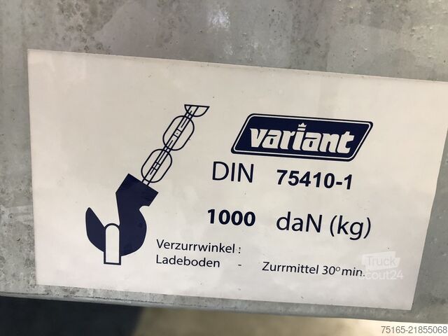 مقطورات منصة وناقلات متعددة الأغراض Variant 3500 U6 3-Achser Plattform/Universaltransporter