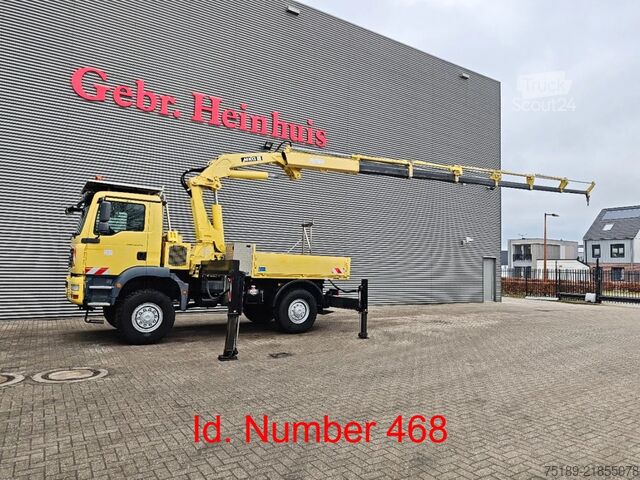 Ciężarówka z dźwigiem MAN TGM 18.330 4x4 MKG HKL 280 HP Winch Bergstutze!