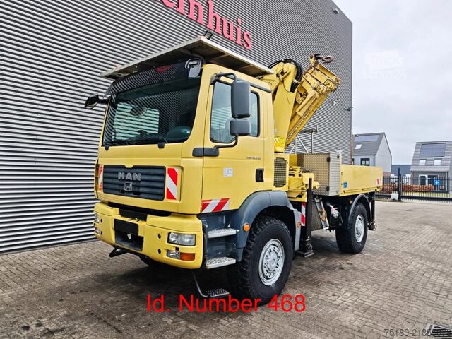 Kranwagen MAN TGM 18.330 4x4 MKG HKL 280 HP Winch Bergstutze!