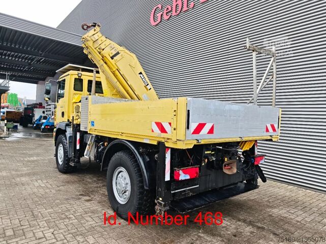 Ciężarówka z dźwigiem MAN TGM 18.330 4x4 MKG HKL 280 HP Winch Bergstutze!