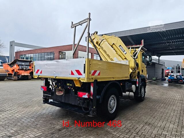 Ciężarówka z dźwigiem MAN TGM 18.330 4x4 MKG HKL 280 HP Winch Bergstutze!