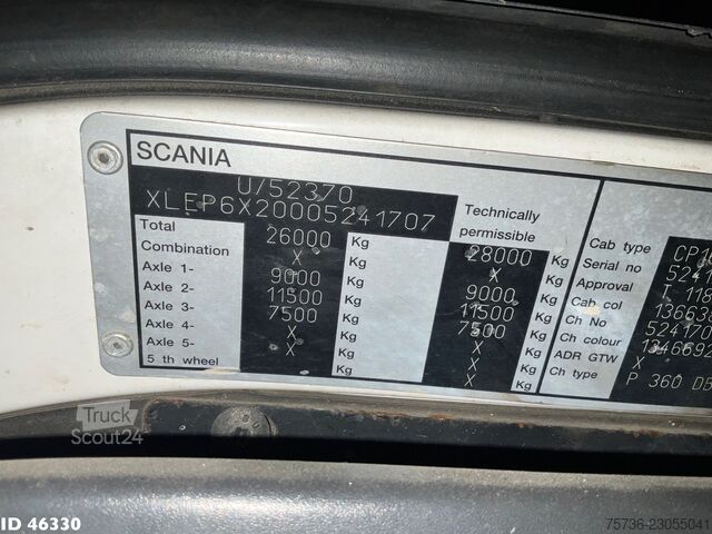  Scania P 360 Koks Saug/Spul 12m³