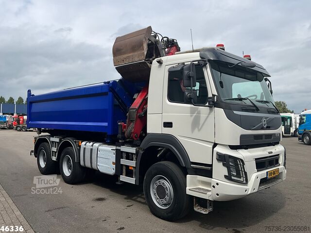  Volvo FMX 460 6x6 Euro 6 HMF 16 Tonmeter Z-kraan