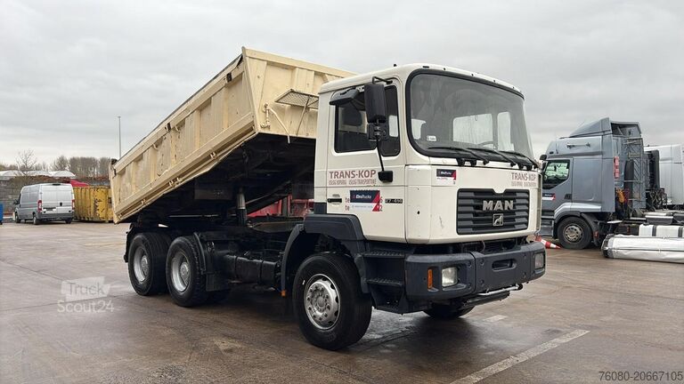 3-sidig tipp MAN 27.414 (6 CYLINDER / EURO 2 / TOP CONDITION / B...