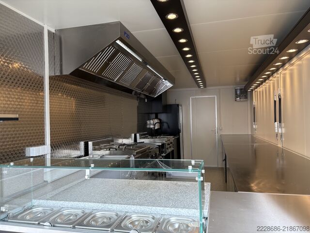 Försäljningssläp Grillwagen, Imbissanhänger, Imbisswagen 6 m,