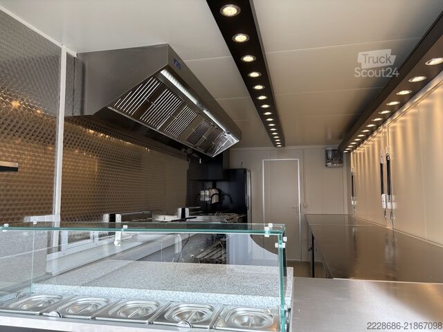 Försäljningssläp Grillwagen, Imbissanhänger, Imbisswagen 6 m,