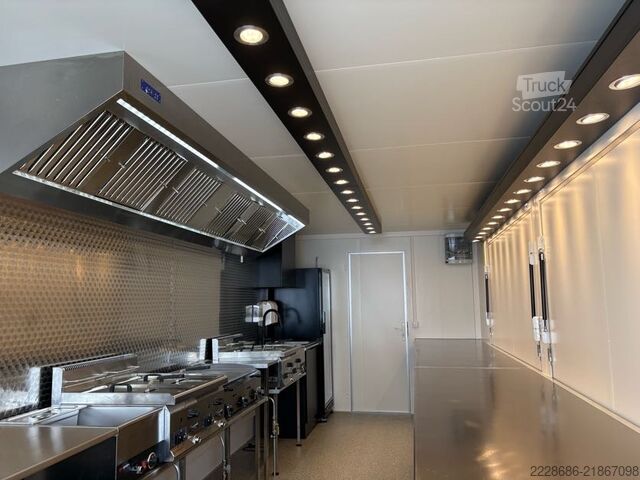 Remolque de venta Grillwagen, Imbissanhänger, Imbisswagen 6 m,