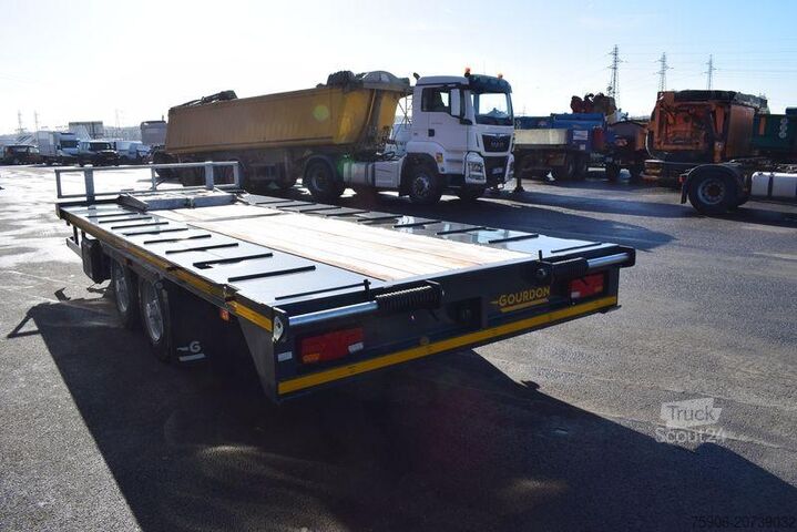 Przyczepa do przewozu samochodów Gourdon PEB 111