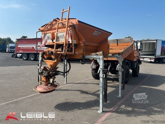 Damperli kamyon UNIMOG 427/10 - U 1200*Kipper*2xZapfwelle*
