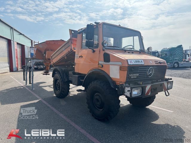 Landmaschine UNIMOG 427/10 - U 1200*Kipper*2xZapfwelle*