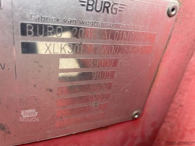Konteineru pārvadājumi Burg BPO 12 27 CCXGX 00 20/30 FT Chassis / BPW Axles...