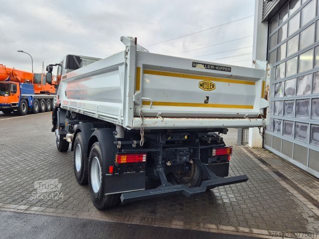 Camion ribaltabile trilaterale IVECO Trakker AT260T41W 6x6 Meiller AHK