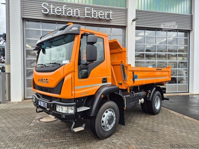 Camion ribaltabile trilaterale IVECO ML150E28W 4x4 Meiller Dreiseitenkipper 2xAHK