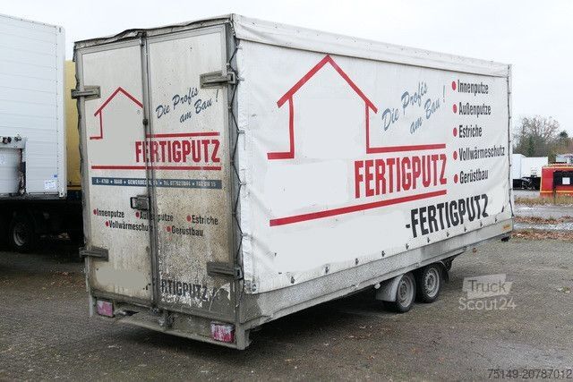 Remorque ouverte avec bâche Ablinger A 610 A, Tandem, 6.050mm lang, Verzinkt