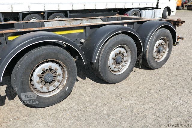 Semi-remorque à carrosserie interchangeable FLIEGL SDS 380, 20/30/40 Fuß Container, Luft-Lift, BPW