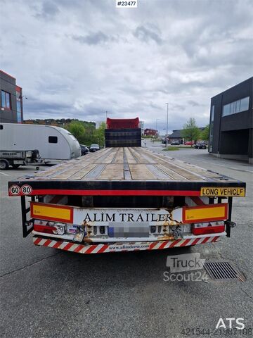Alim puspriekabė su konteinerių užraktais ir frikcine įranga Alim trailer semi-trailer with container locks and fric