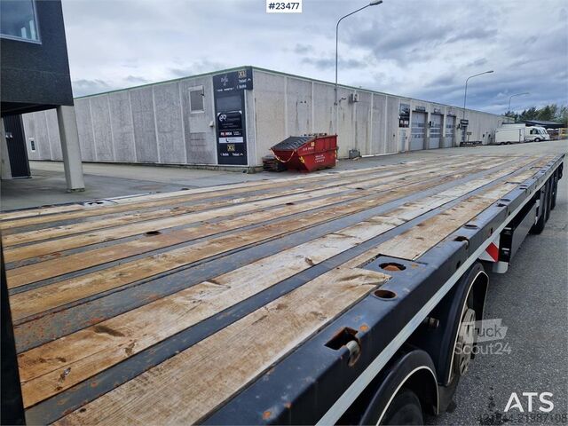 Alim puspriekabė su konteinerių užraktais ir frikcine įranga Alim trailer semi-trailer with container locks and fric