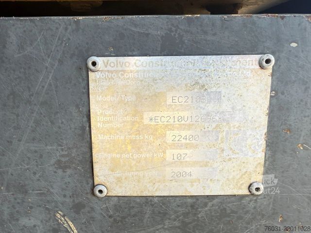 Rupsgraver VOLVO EC 210BL Excavator Quick Coupler