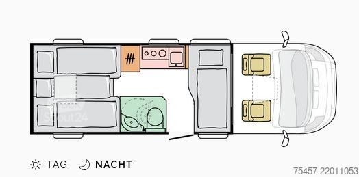 Напівінтегрований кемпер ADRIA COMPACT DL 60Y  Truma 6E Uvm.