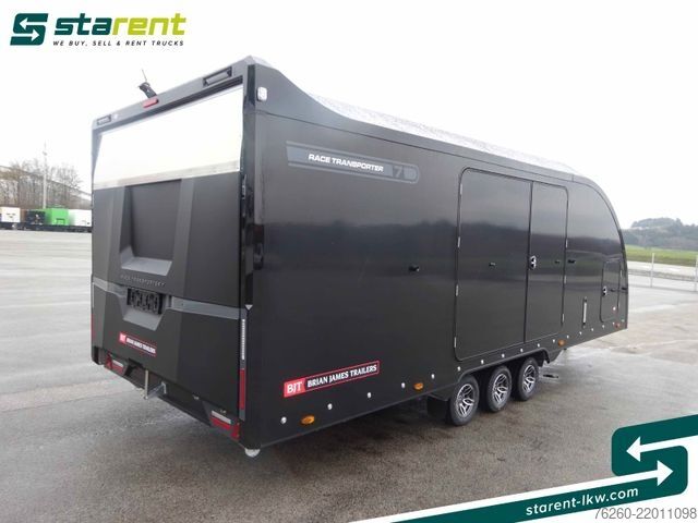 Ремарке за превоз на автомобили BRIAN JAMES TRAILERS Race Transporter 7, Seilwinde, Solar, Kamera