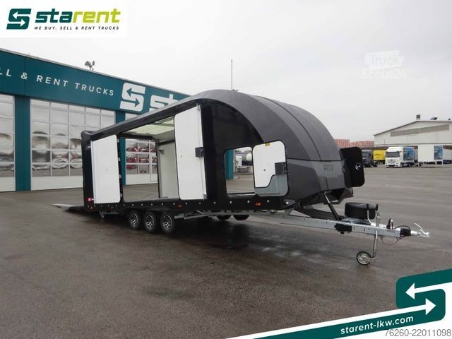 Ремарке за превоз на автомобили BRIAN JAMES TRAILERS Race Transporter 7, Seilwinde, Solar, Kamera