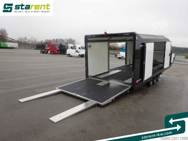 Ремарке за превоз на автомобили BRIAN JAMES TRAILERS Race Transporter 7, Seilwinde, Solar, Kamera