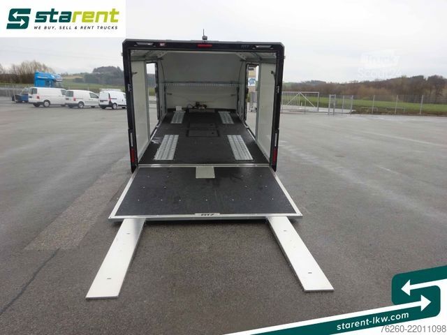 Ремарке за превоз на автомобили BRIAN JAMES TRAILERS Race Transporter 7, Seilwinde, Solar, Kamera