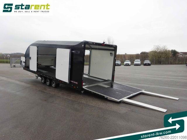Ремарке за превоз на автомобили BRIAN JAMES TRAILERS Race Transporter 7, Seilwinde, Solar, Kamera