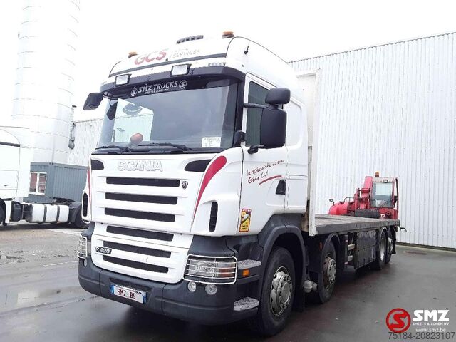 Zona de carga descubierta Scania R 420 8x2 +manitou TMT 25.20