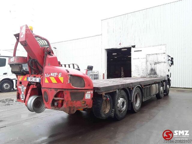 Zona de carga descubierta Scania R 420 8x2 +manitou TMT 25.20