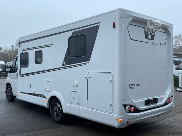 Напівінтегрований кемпер ETRUSCO T 7400 QBC MJ 25 *Queensbett**Automatik*