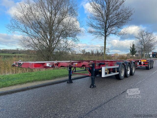 Transporte de contenedores Burg BPO 12 27 CCXGX 00 20/30 FT Chassis / BPW Axles...