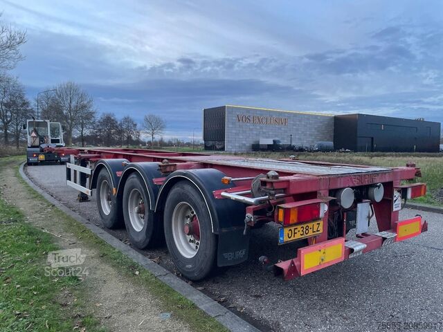 Transporte de contenedores Burg BPO 12 27 CCXGX 00 20/30 FT Chassis / BPW Axles...