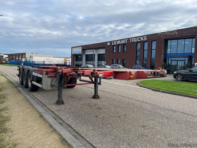 Transporte de contenedores Burg BPO 12 27 CCXGX 00 20/30 FT Chassis / BPW Axles...