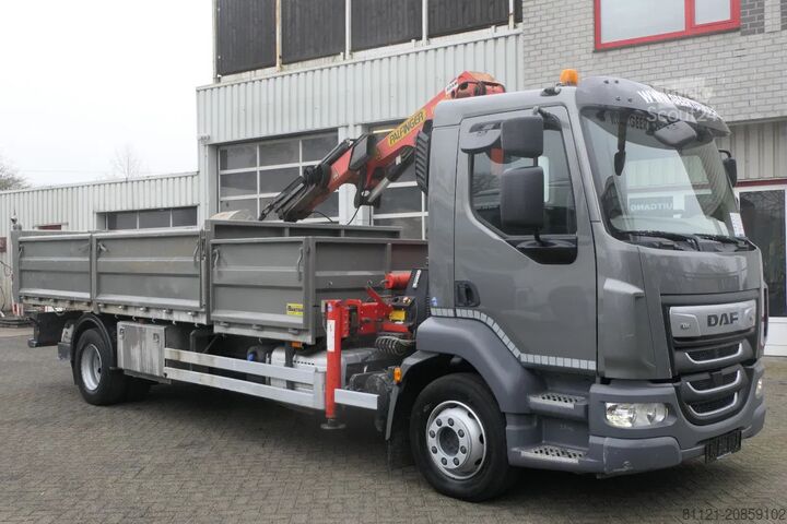 Tipper with crane DAF LF 230 | PALFINGER PK9001 | Remote Control | 92...