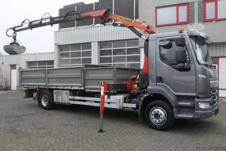 Tipper with crane DAF LF 230 | PALFINGER PK9001 | Remote Control | 92...