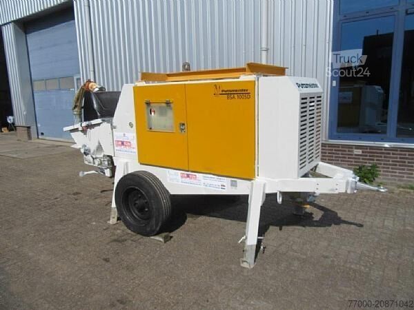 Bomba de hormigón Putzmeister BSA 1005 DC concrete pump Concerete pump PUTZME