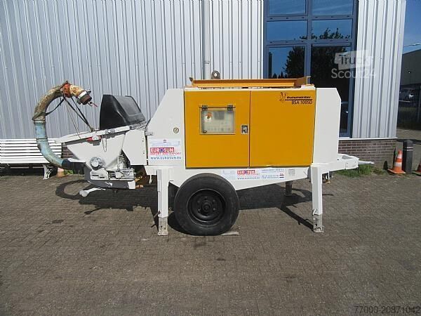 Bomba de hormigón Putzmeister BSA 1005 DC concrete pump Concerete pump PUTZME