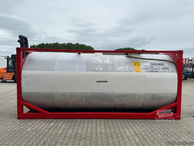 Cisterninis konteineris Trencor Containers 20FT ISO / 25.000L / 1-COMPARTMENT / T11 / 22T6