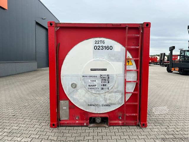 Cisterninis konteineris Trencor Containers 20FT ISO / 25.000L / 1-COMPARTMENT / T11 / 22T6