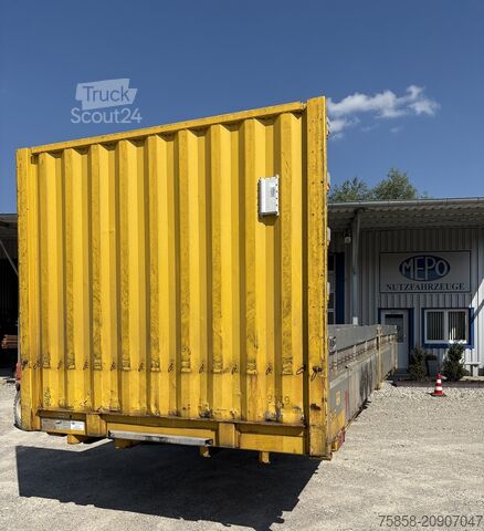 Odprto zamenljivo telo Krone Baustoff Wechselbrücke 7,45m Türen