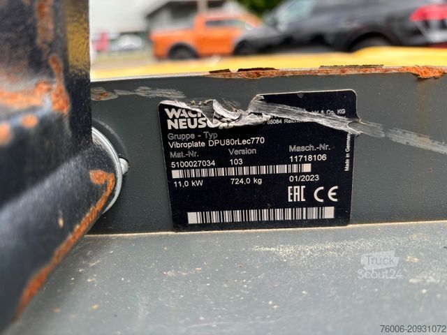 Blietejs WACKER DPU80r Lec 770