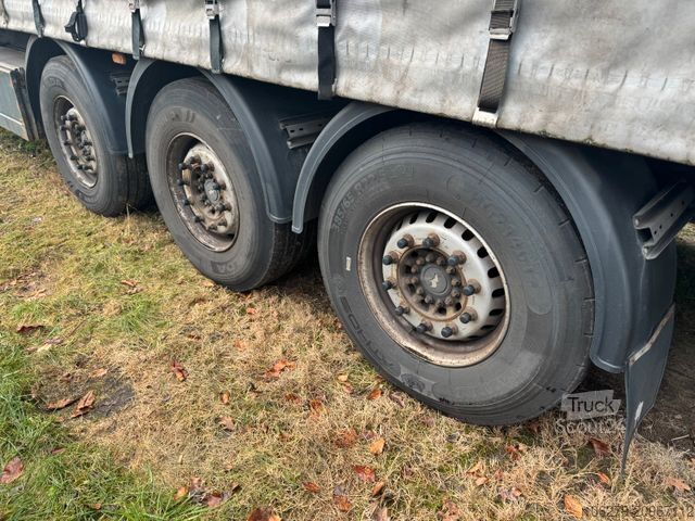 Atvira puspriekabė su tentu SCHMITZ CARGOBULL SCS 24/L-1362, Coilmulde