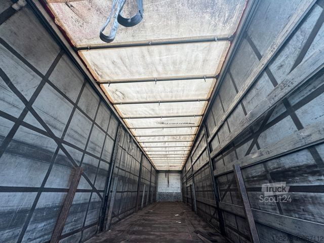 Atvira puspriekabė su tentu SCHMITZ CARGOBULL SCS 24/L-1362, Coilmulde