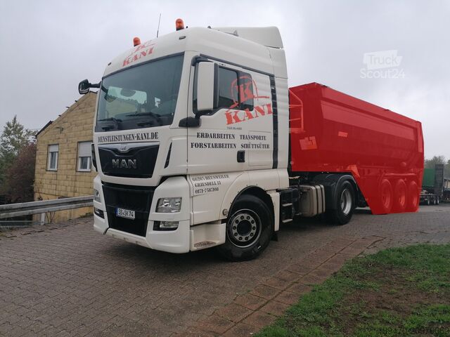 Tractor Unit MAN TGX 18.480 4x2 BLS WITH TIPPER HYDRAULIC AND GOOD TIRES