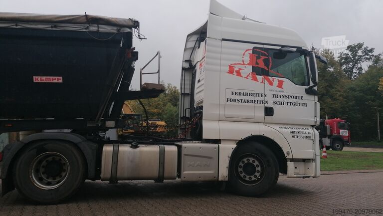 Tractor Unit MAN TGX 18.480 4x2 BLS WITH TIPPER HYDRAULIC AND GOOD TIRES