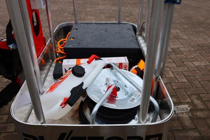 Leddelt teleskopisk arbejdsplatform Platform Basket Spider 18.90 PRO CE Declaration, Valid inspection,