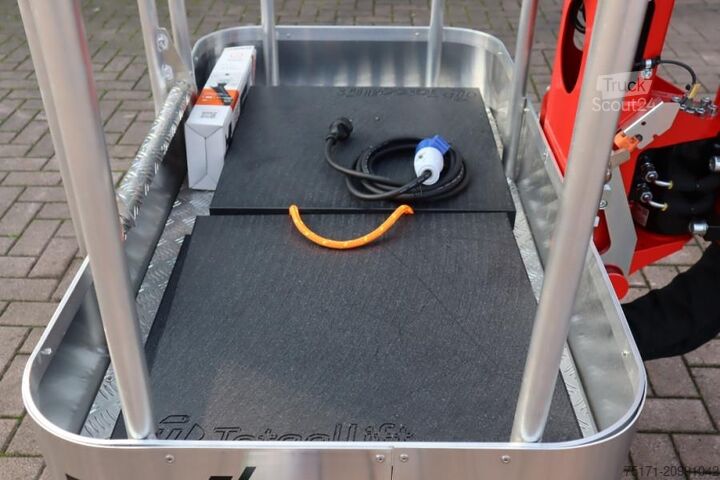 Leddelt teleskopisk arbejdsplatform Platform Basket Spider 18.90 PRO CE Declaration, Valid inspection,