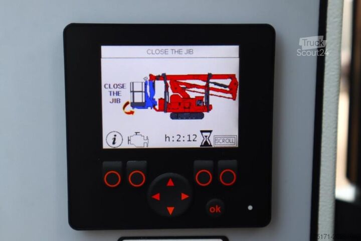 Leddelt teleskopisk arbejdsplatform Platform Basket Spider 18.90 PRO CE Declaration, Valid inspection,