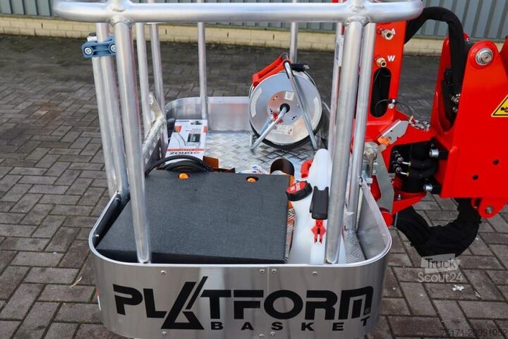 Plate-forme de travail télescopique articulée Platform Basket Spider 18.90 PRO CE Declaration, Valid inspection,